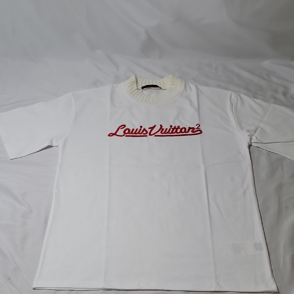 Louis Vuitton x Nigo Embroided Mockneck Short Sleeve Tee